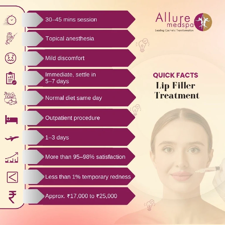 Quick Facts About Lip Filler Treatment in Mumbai, India