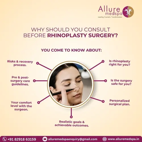 Why should you consult before rhinoplasty surgery