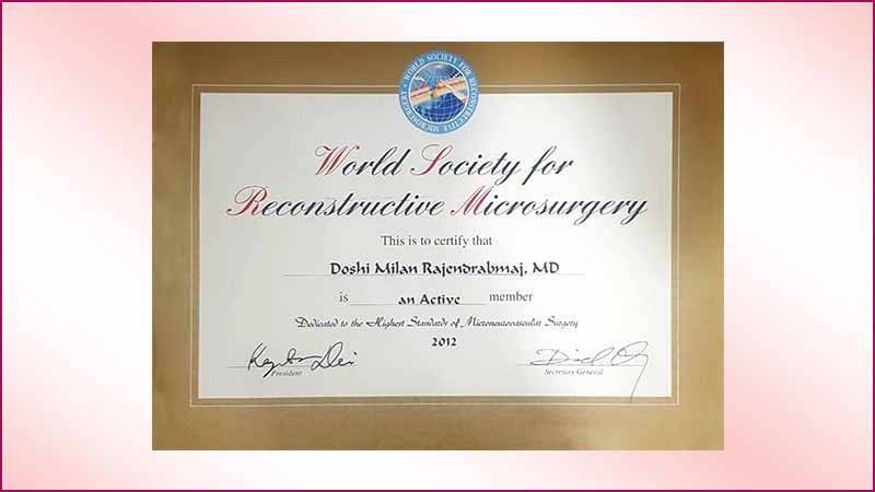 World-Society-for-Reconstructive-Micro-Surgery-Certificate