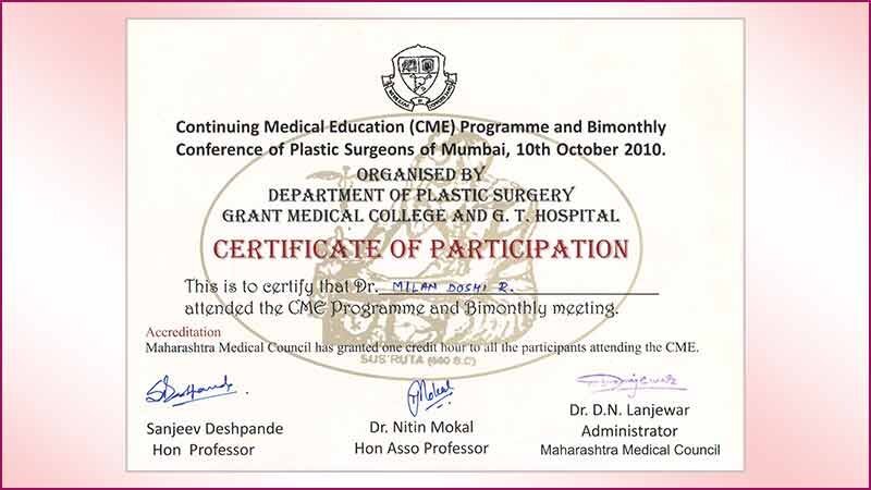 Cosmetic Surgeon 71 2010-CME