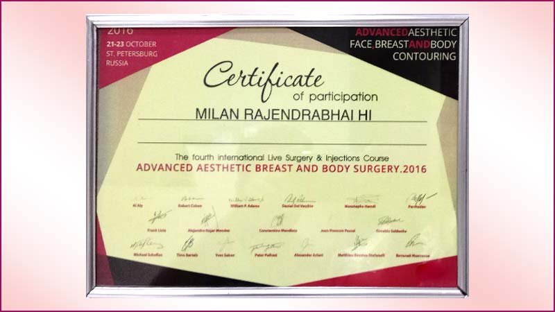 Cosmetic Surgeon 55 Certificate-of-Participation