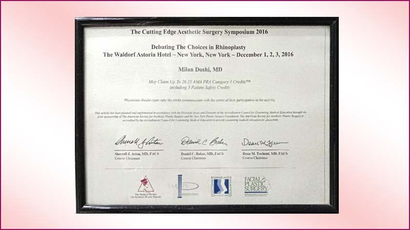 Cosmetic Surgeon 50 Cuting-Edge-Aesthetic-Surgery-Certificate