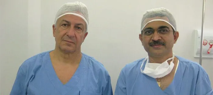 Dr Milan Doshi with Dr Sampaio Goes Brazil