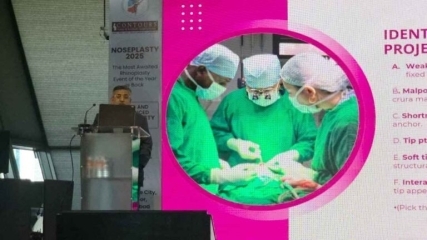 Cosmetic Surgeon 159 📍 NOSEPLASTY 2025 – Hyderabad (8th November 2025)A proud moment for Dr. Milan Doshi as he atten_7