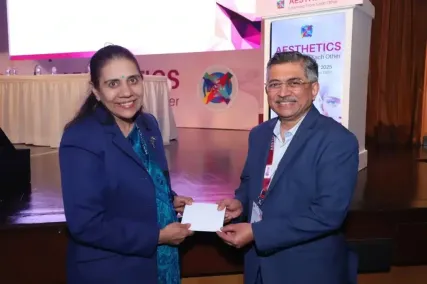 Cosmetic Surgeon 168 Honored to be invited as a faculty member at AESTHETICS 2025, held at the India Habitat Centre, (2)_6_11zon