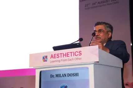 Cosmetic Surgeon 166 Honored to be invited as a faculty member at AESTHETICS 2025, held at the India Habitat Centre, _1_11zon