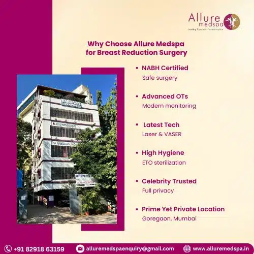 Why Choose Allure Medspa for Breast Reduction Surgery in Mumbai, India